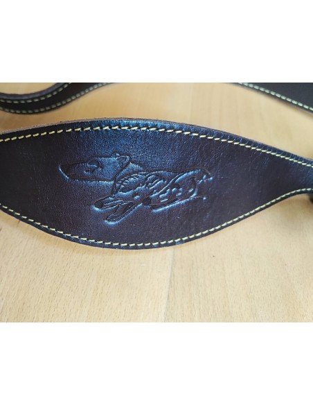 trailla para galgo doble giratoria vaquetilla