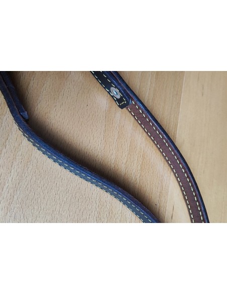 trailla para galgo doble giratoria vaquetilla