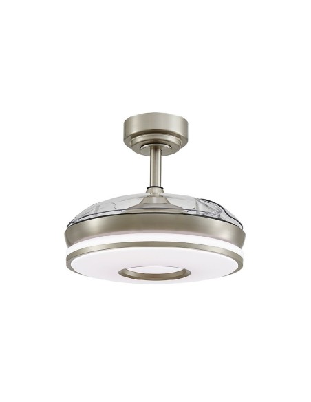 ventilador dc dani 59w 6980lm niquel 4 aspas 6 velocidades 91d