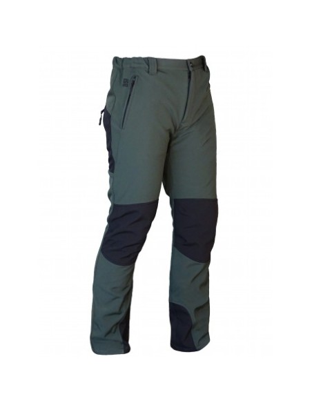 pantalon soft-shell caqui/negro javalambre tall 40