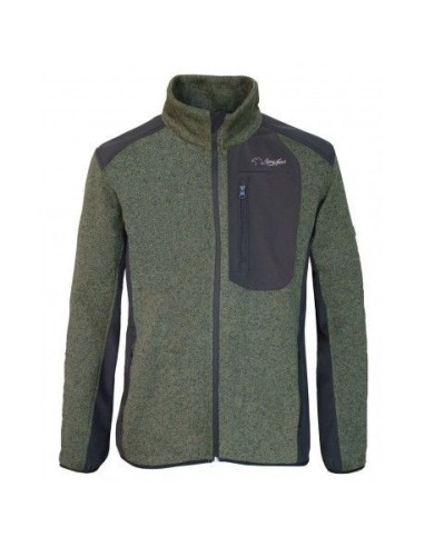 chaqueta punto-softshell aral caqui talla m