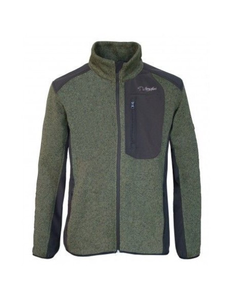 chaqueta punto-softshell aral caqui talla m