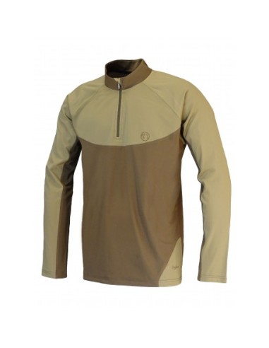 camiseta bicolor tineo cuello cremallera talla l