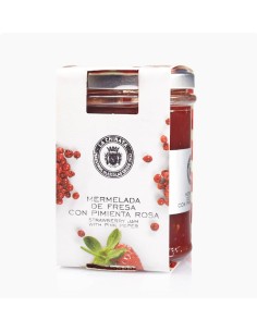 mermelada de fresa/pimienta rosa