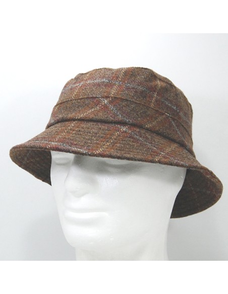 sombrero bucket tartán (marrón) t.58/59