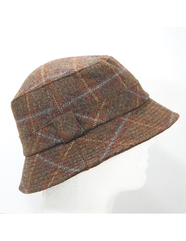 sombrero bucket tartán (marrón) t.58/59