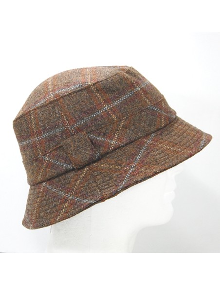 sombrero bucket tartán (marrón) t.58/59