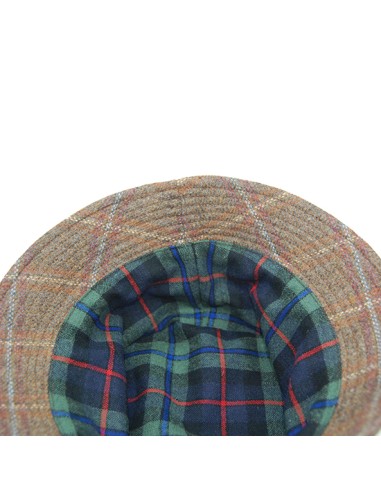 sombrero bucket tartán (marrón) t.58/59