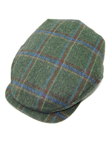 gorra boina it tartán t.57 verde oscuro