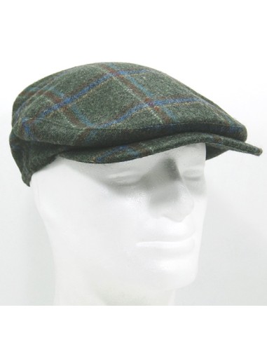 gorra boina it tartán t.57 verde oscuro