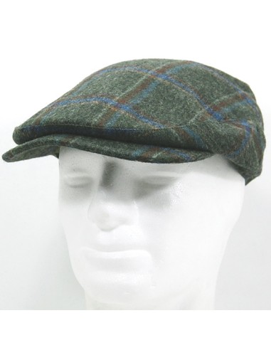 gorra boina it tartán t.57 verde oscuro