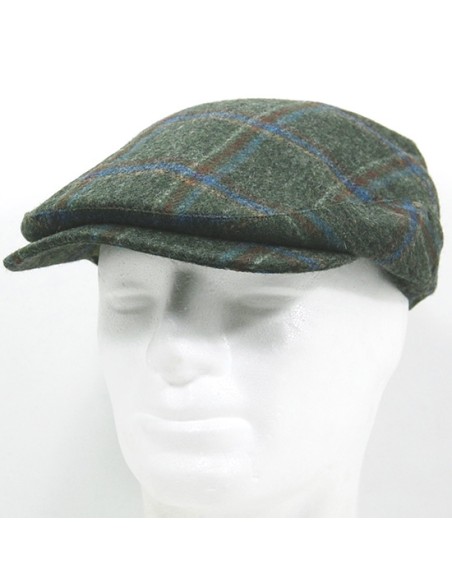gorra boina it tartán t.57 verde oscuro