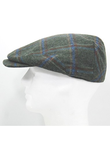 gorra boina it tartán t.57 verde oscuro