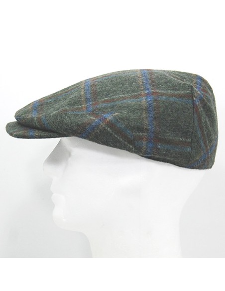 gorra boina it tartán t.57 verde oscuro