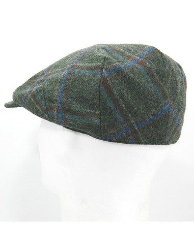 gorra boina it tartán t.57 verde oscuro