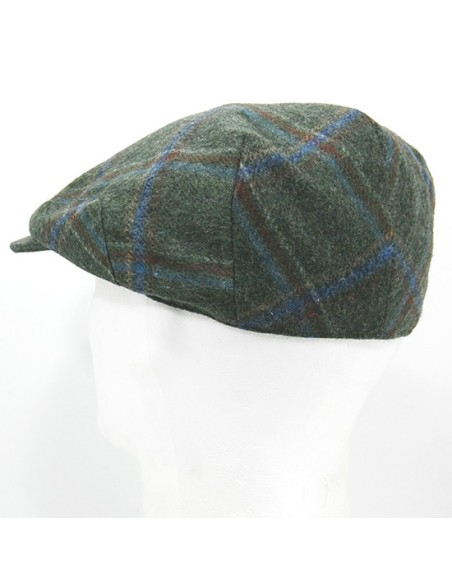 gorra boina it tartán t.57 verde oscuro