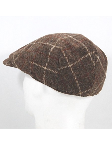 gorra boina it tartán ( marrón)