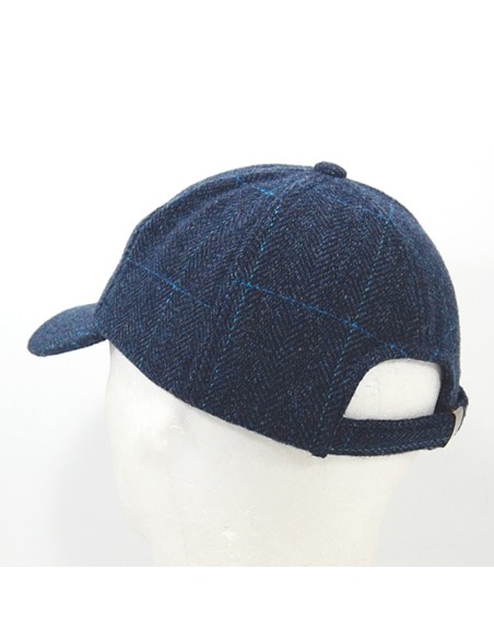 gorra deportiva baseball tweed azul s/m (55/60cm)