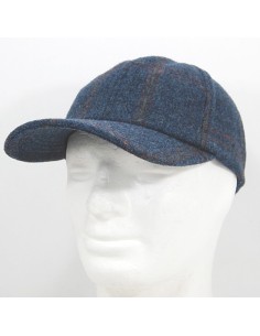gorra deportiva baseball tartan azul marino s/m 2