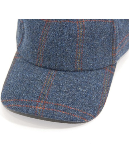 gorra deportiva baseball tartan azul marino s/m