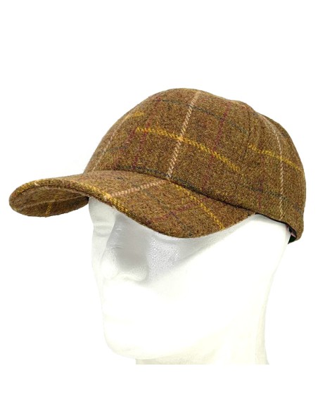 gorra deportiva baseball tartan terracota s/m