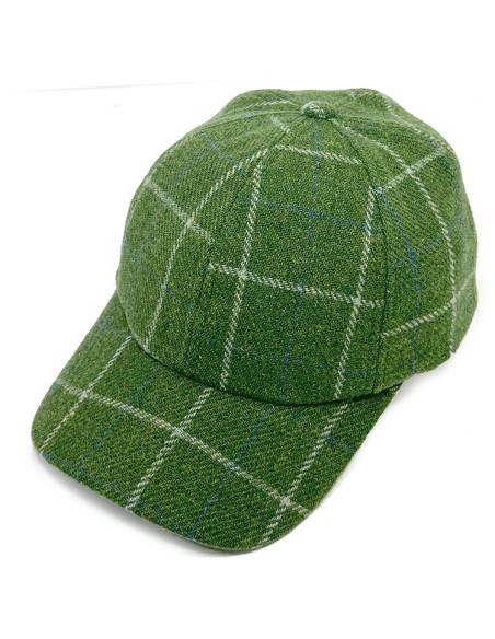 gorra deportiva baseball tartan verde s/m