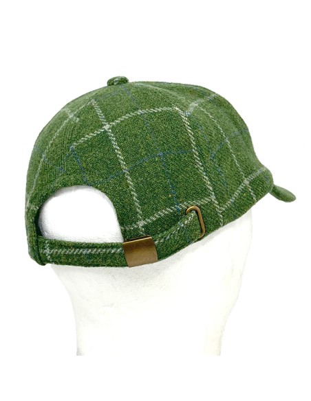 gorra deportiva baseball tartan verde s/m