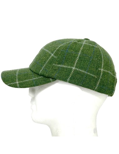 gorra deportiva baseball tartan verde s/m