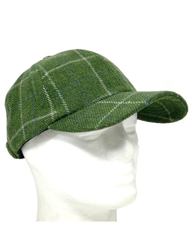 gorra deportiva baseball tartan verde s/m