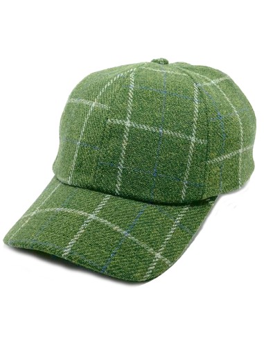 gorra deportiva baseball tartan verde s/m