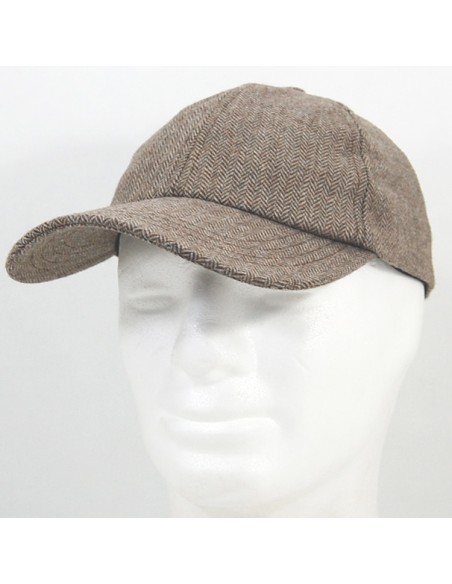 gorra deportiva baseball espinha marron claro s/m