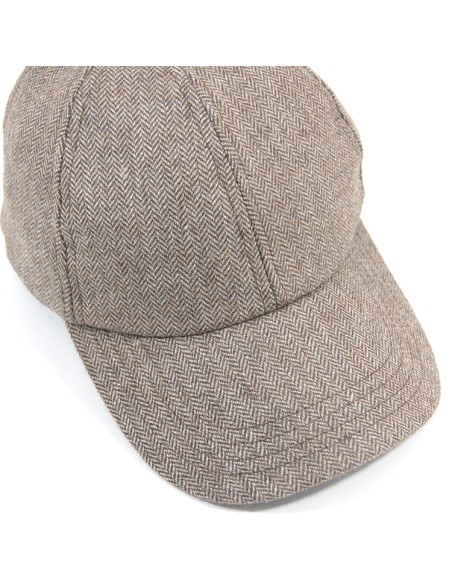 gorra deportiva baseball espinha marron claro s/m