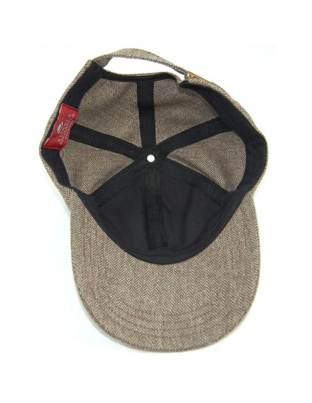 gorra deportiva baseball espinha marron claro s/m