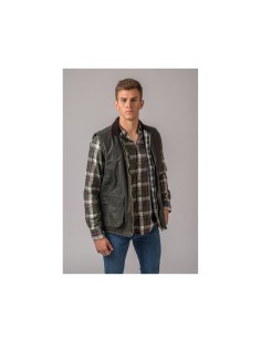 chaleco enc. york gilet verde talla m 2