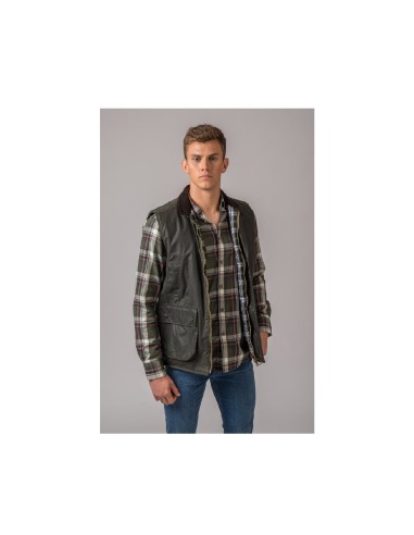 chaleco enc. york gilet verde talla l