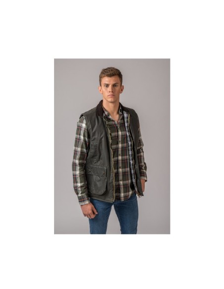 chaleco enc. york gilet verde talla xl