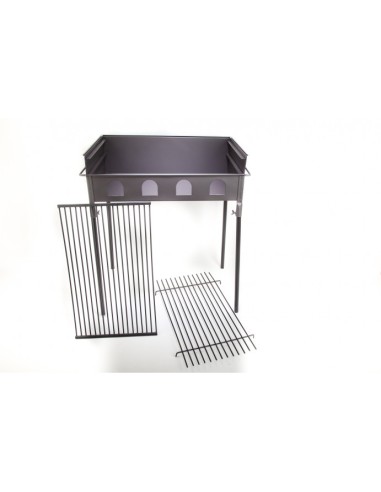 barbacoa doble altura 670 x 430mm pintada