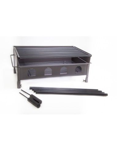 barbacoa doble altura 670 x 430mm pintada