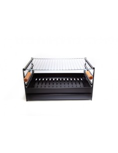 barbacoa carbon leña mesa 700 x 400 x 320mm 2