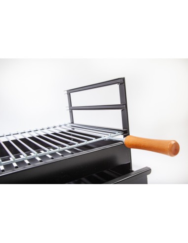 barbacoa carbon leña mesa 700 x 400 x 320mm