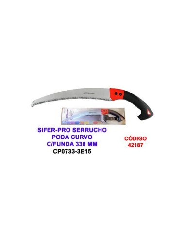 sifer-pro serrucho poda curvo c/funda 330mm