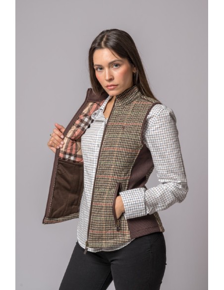 chaleco vest acedera semi-woll woman nº 2 t.xxl