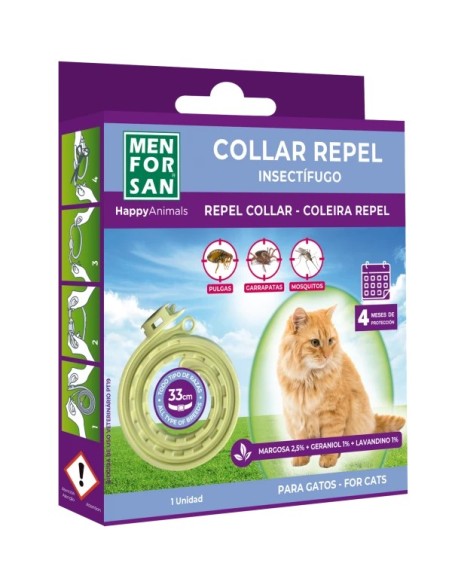 menforsan collar anti-insectos gatos