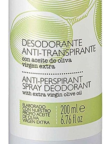 desodorante spray anti-transpirante