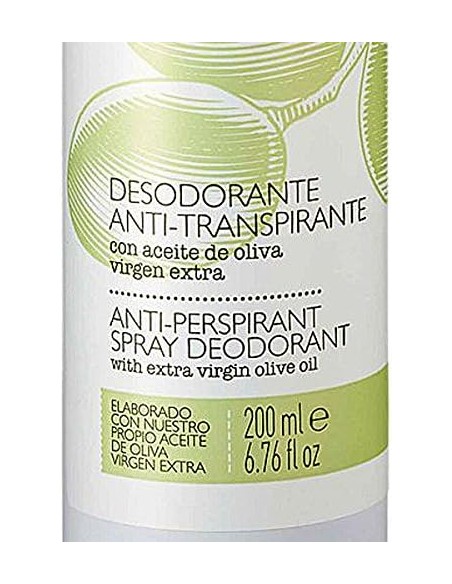 desodorante spray anti-transpirante