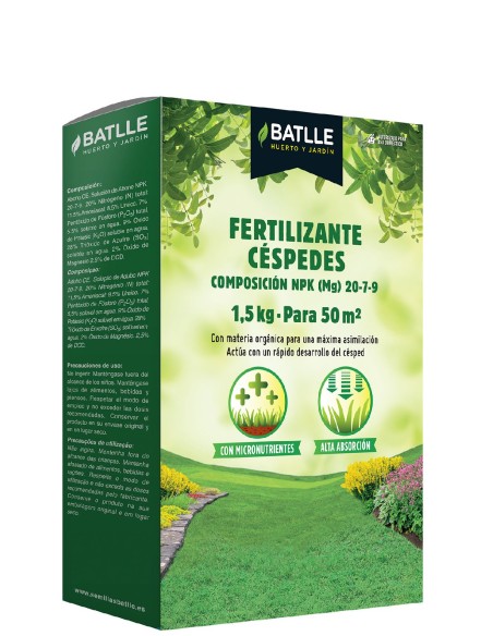 fertilizante cesped caja 1,5 kg