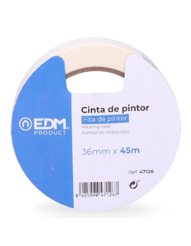 cinta pintor 45m x 36mm kreep edm
