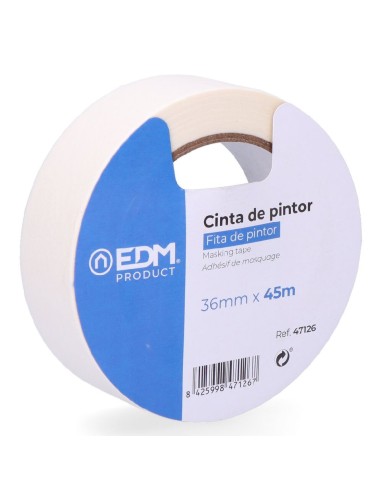 cinta pintor 45m x 36mm kreep edm