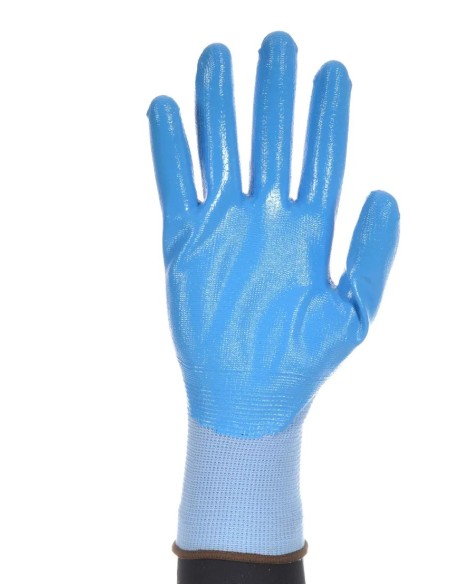 guante nitrilo azul uso alimentario 700az talla 7