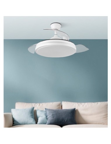 ventilador dc escorpion mini 59w blanc 91d 6980lm